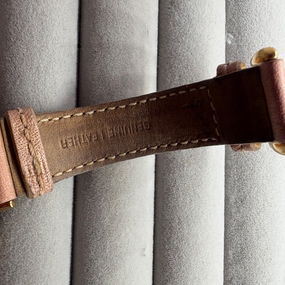 Pink COACH gem watch with leather strap - Picture 7 of 11